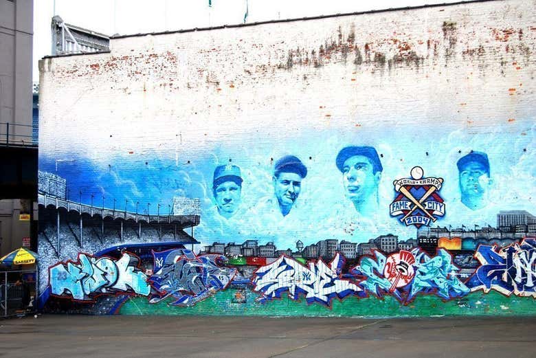 Uno de los grafitis del Bronx