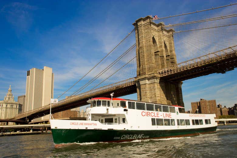 Cruzando el Puente de Brooklyn